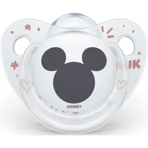 NUK Trendline Mickey Mouse 0-6 m tétine White 1 pcs