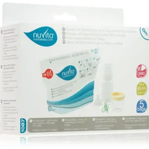 Nuvita Sterilization bags sachets stérilisants pour four micro-ondes 5 pcs