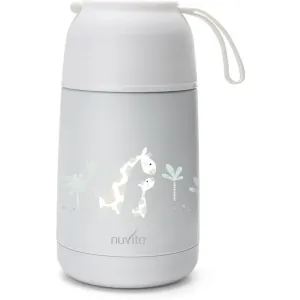 Nuvita Thermos bouteille isotherme avec support en silicone White 500 ml
