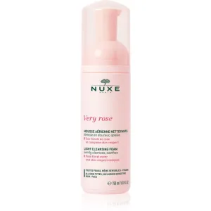 Nuxe Very Rose mousse nettoyante douce pour tous types de peau 150 ml