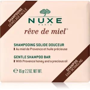 Nuxe Rêve de Miel Barre de shampoing pour des cheveux brillants et doux 65 g