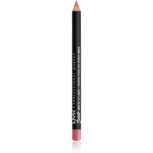 NYX Professional Makeup Suede Matte  Lip Liner crayon à lèvres fini mat teinte 09 Tea & Cookies 1 g