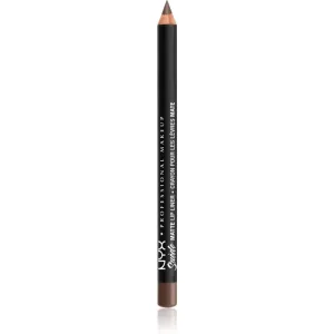 NYX Professional Makeup Suede Matte Lip Liner crayon à lèvres fini mat teinte 21 Brooklyn Thorn 1 g