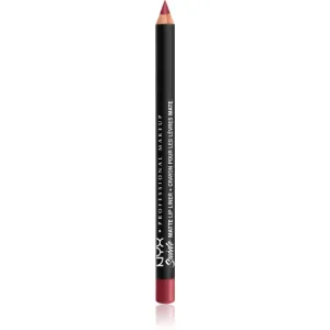 NYX Professional Makeup Suede Matte  Lip Liner crayon à lèvres fini mat teinte Cherry Skies 1 g