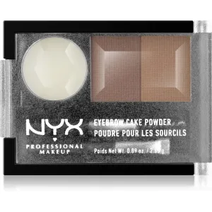 NYX Professional Makeup Eyebrow Cake Powder kit sourcils teinte 06 Blonde 2.65 g