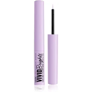 NYX Professional Makeup Vivid Brights eyeliner liquide teinte 07 Lilac Link 2 ml