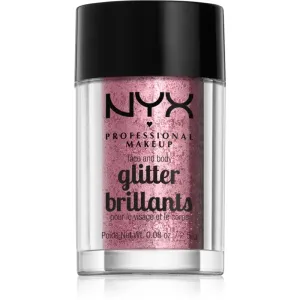 NYX Professional Makeup Face & Body Glitter Brillants paillettes visage et corps teinte 02 Rose 2.5 g