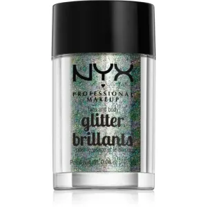 NYX Professional Makeup Face & Body Glitter Brillants paillettes visage et corps teinte 06 Crystal 2.5 g