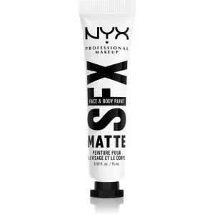 NYX Professional Makeup Limited Edition Halloween 2022 SFX Paints fards à paupières crème visage et corps teinte 06 White Frost 15 ml