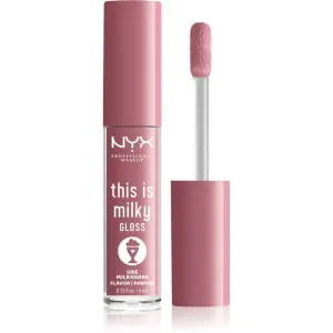 NYX Professional Makeup This is Milky Gloss Milkshakes brillant à lèvres hydratant avec parfum teinte 11 Ube Milkshake 4 ml