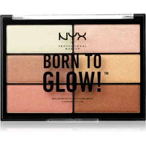 NYX Professional Makeup Born To Glow palette d'enlumineurs teinte 01 6x4,8 g