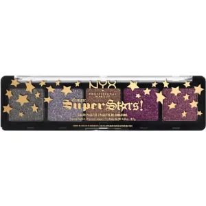 NYX Professional Makeup Gimme SuperStars! Shadow Palette palette de fards à paupières teinte 02 - Kiss My Stars 5x0,9 g