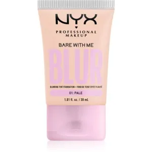 NYX Professional Makeup Bare With Me Blur Tint fond de teint hydratant teinte 01 Pale 30 ml