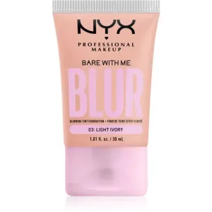 NYX Professional Makeup Bare With Me Blur Tint fond de teint hydratant teinte 03 Light Ivory 30 ml