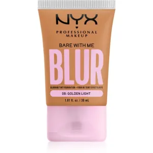 NYX Professional Makeup Bare With Me Blur Tint fond de teint hydratant teinte 08 Golden Light 30 ml
