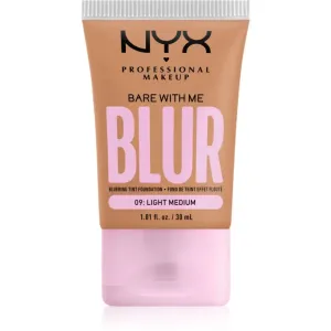 NYX Professional Makeup Bare With Me Blur Tint fond de teint hydratant teinte 09 Light Medium 30 ml