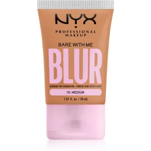 NYX Professional Makeup Bare With Me Blur Tint fond de teint hydratant teinte 10 Medium 30 ml