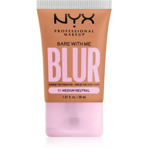 NYX Professional Makeup Bare With Me Blur Tint fond de teint hydratant teinte 11 Medium Neutral 30 ml