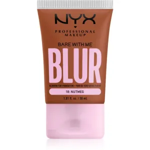 NYX Professional Makeup Bare With Me Blur Tint fond de teint hydratant teinte 18 Nutmeg 30 ml