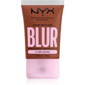 NYX Professional Makeup Bare With Me Blur Tint fond de teint hydratant teinte 19 Deep Golden 30 ml