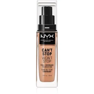 NYX Professional Makeup Can't Stop Won't Stop Full Coverage Foundation fond de teint haute couvrance teinte 10.3 Neutral Buff 30 ml