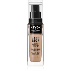 NYX Professional Makeup Can't Stop Won't Stop Full Coverage Foundation fond de teint haute couvrance teinte Light Ivory 30 ml