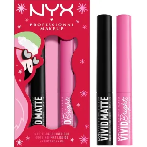 NYX Professional Makeup FA LA L.A. LAND eyeliner liquide (coffret cadeau)