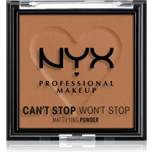 NYX Professional Makeup Can't Stop Won't Stop Mattifying Powder poudre matifiante teinte 08 Mocha 6 g