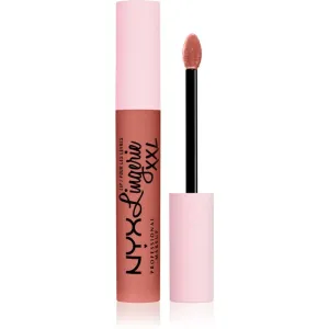 NYX Professional Makeup Lip Lingerie XXL rouge à lèvres liquide avec fini mat teinte 02 - Turn On 4 ml
