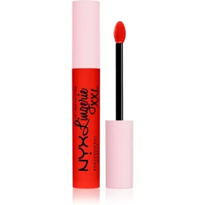 NYX Professional Makeup Lip Lingerie XXL rouge à lèvres liquide avec fini mat teinte 27 - On Fuego 4 ml