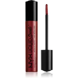NYX Professional Makeup Liquid Suede™ Metallic Matte rouge à lèvres liquide waterproof effet métallisé teinte 35 Biker Babe 4 ml