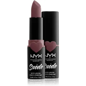 NYX Professional Makeup Suede Matte Lipstick rouge à lèvres mat teinte 14 Lavender and Lace 3.5 g