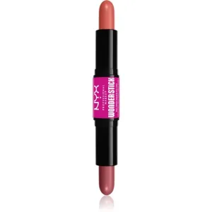 NYX Professional Makeup Wonder Stick Cream Blush stick contour double embout teinte 02 Honey Orange N Rose 2x4 g