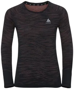 Odlo Blackcomb Ceramicool T-Shirt Black/Space Dye XS Chemise de course à manches longues