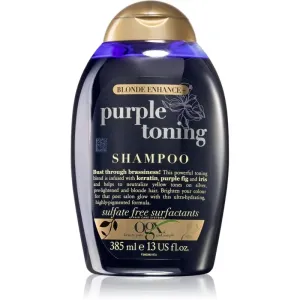 OGX Blonde Enhance+ Purple Toning shampoing violet anti-jaunissement 385 ml