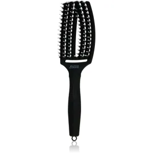 Olivia Garden Fingerbrush Combo grande brosse plate aux fibres de nylon et poils de sanglier Medium 1 pcs