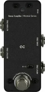 One Control Minimal Series Stereo 1 Loop Box Pédalier pour ampli guitare