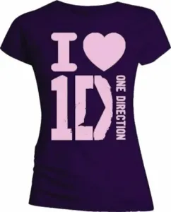 One Direction T-shirt I Love Purple XL