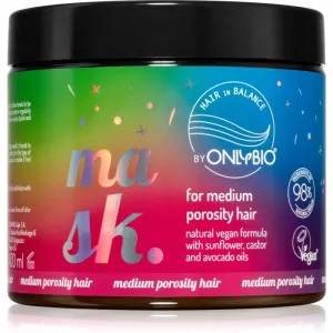 OnlyBio Hair in Balance masque nourrissant pour cheveux secs 400 ml