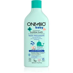 OnlyBio Baby Hypoallergenic bain moussant pour peaux sensibles et allergiques pour bébé 500 ml