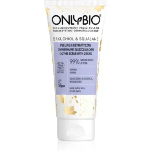 OnlyBio Bakuchiol & Squalane exfoliant enzymatique pour une peau douce et lisse 75 ml