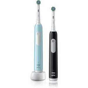 Oral B Pro Series 1 DUO brosse à dents électrique Blue & Black 2 pcs