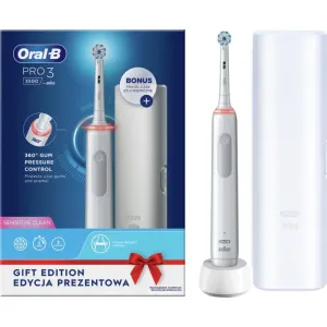 Oral B Pro 3 3500 Sensitive Clean brosse à dents électrique avec étui 1 pcs