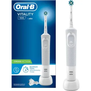 Oral B Vitality D100 Cross Action White brosse à dents électrique