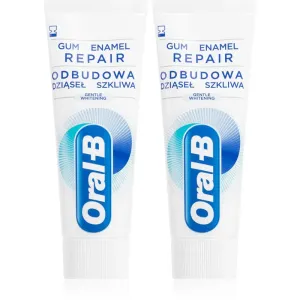 Oral B Gum & Enamel Repair Gentle Whitening dentifrice blanchissant doux 2 x 75 ml