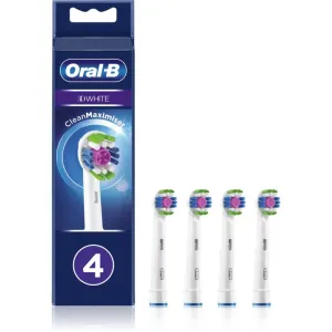 Oral B 3D White CleanMaximiser têtes de remplacement pour brosse à dents 4 pcs