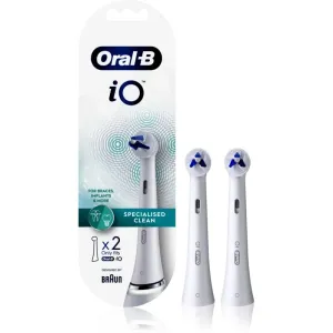 Oral B iO Specialised Clean tête de rechange pour nettoyer les appareils dentaires 2 pcs