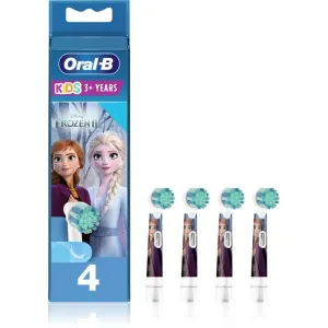 Oral B Kids 3+ Frozen têtes de remplacement pour brosse à dents extra soft pour enfant 4 pcs