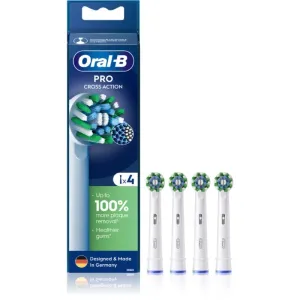 Oral B PRO Cross Action têtes de remplacement pour brosse à dents 4 pcs