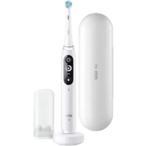 Oral B iO7 brosse à dents électrique avec étui White Alabaster 1 pcs